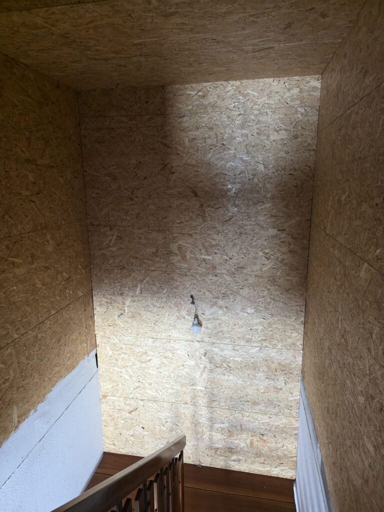 Trockenbau 6 Treppenhaus mit OSB